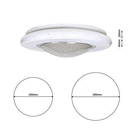 Luz de teto LED QUASAR LED/24W/230V