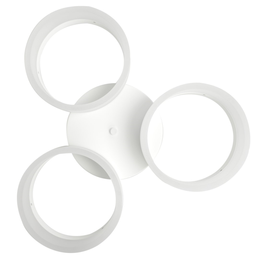 Luz de teto LED RING 3xLED/12W/230V branco