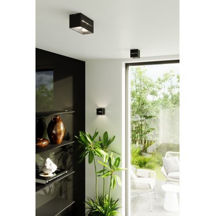 Luz de teto LOBO 1xG9/40W/230V preto antigo