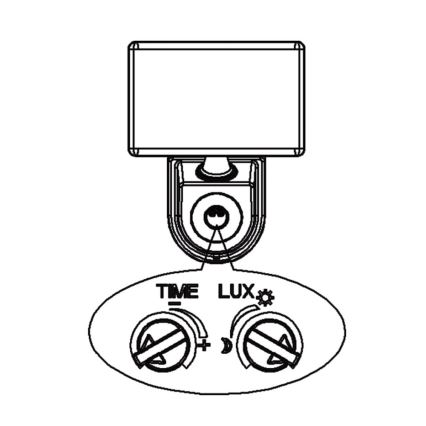 Luz de Teto Marbella C PIR - Holofote LED com  sensor MARBELLA LED/15W/230V IP65