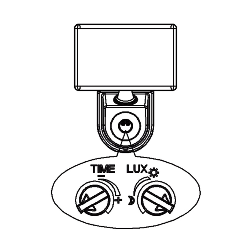 Luz de Teto Marbella C PIR - Holofote LED com  sensor MARBELLA LED/15W/230V IP65