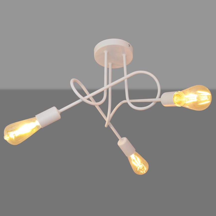 Luz de teto OXFORD 3xE27/15W/230V branco