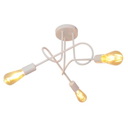 Luz de teto OXFORD 3xE27/15W/230V branco