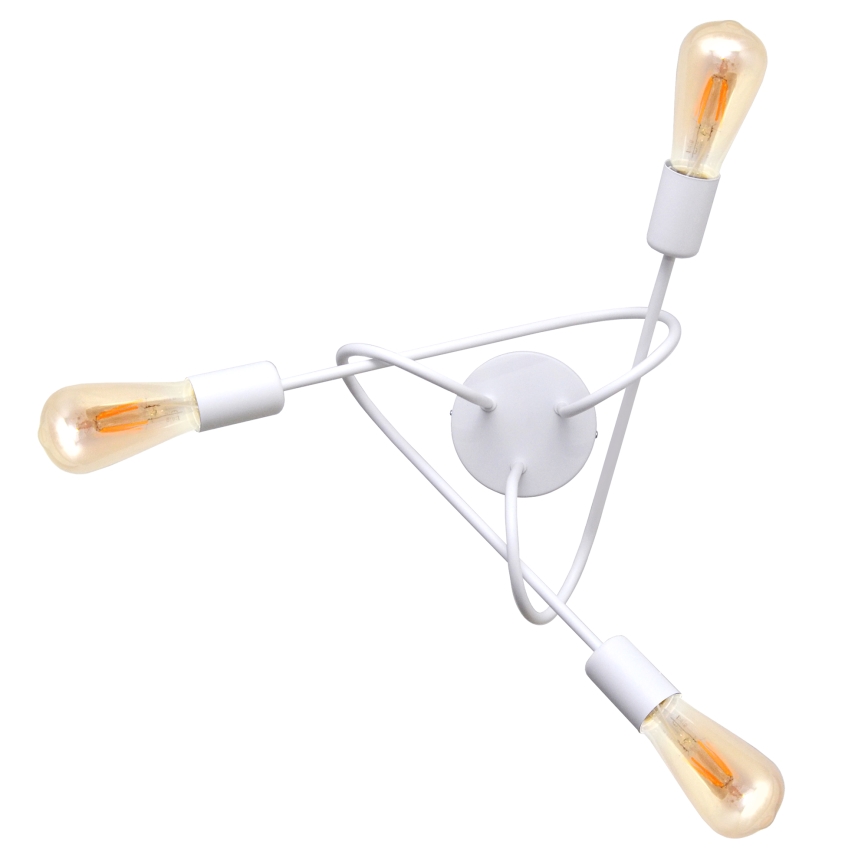 Luz de teto OXFORD 3xE27/15W/230V branco