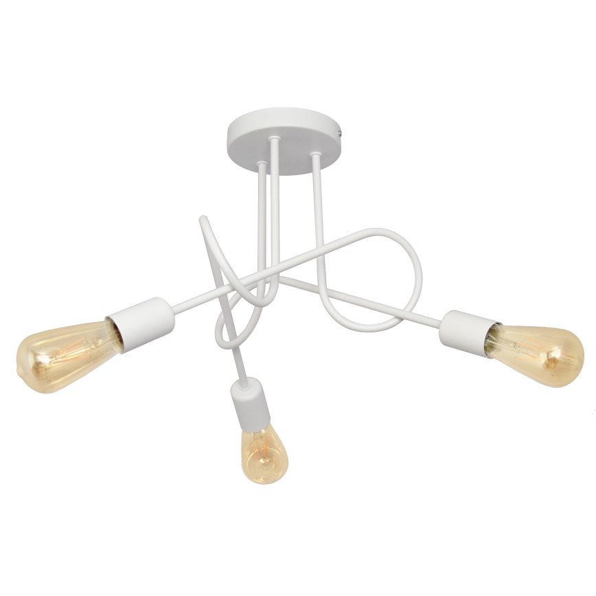 Luz de teto OXFORD 3xE27/15W/230V branco