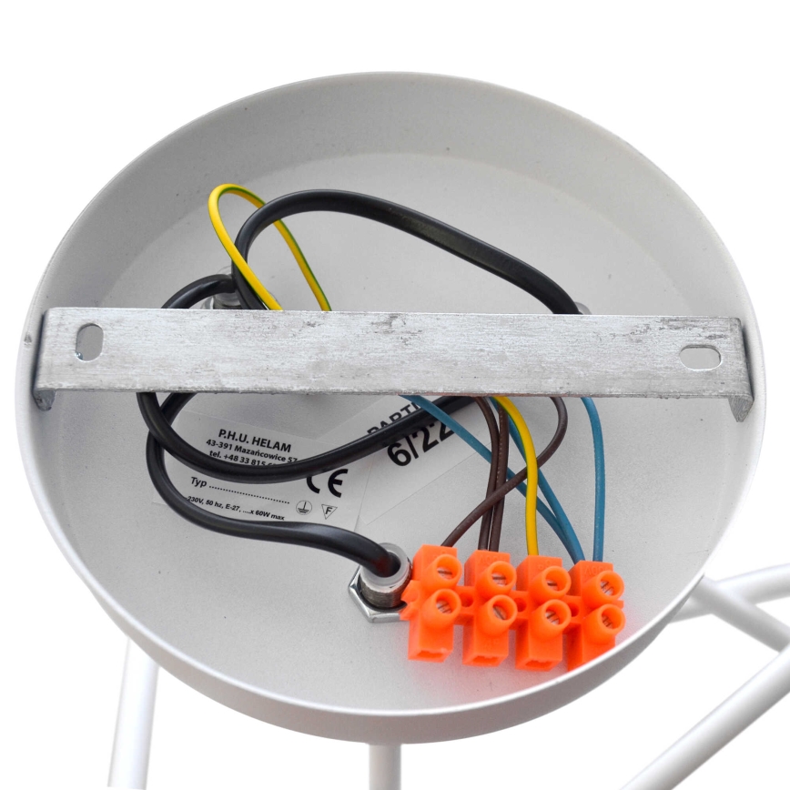 Luz de teto OXFORD 3xE27/15W/230V branco