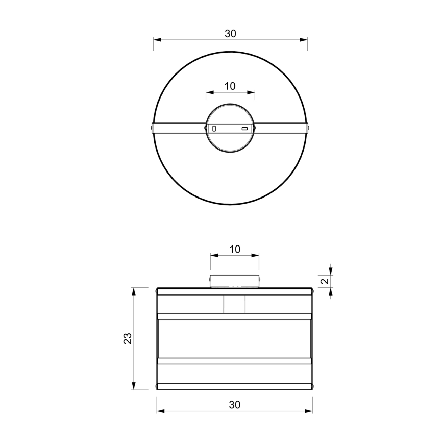Luz de teto RIM 1xE27/60W/230V