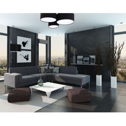 Luz de teto SPACE 3xE27/60W/230V