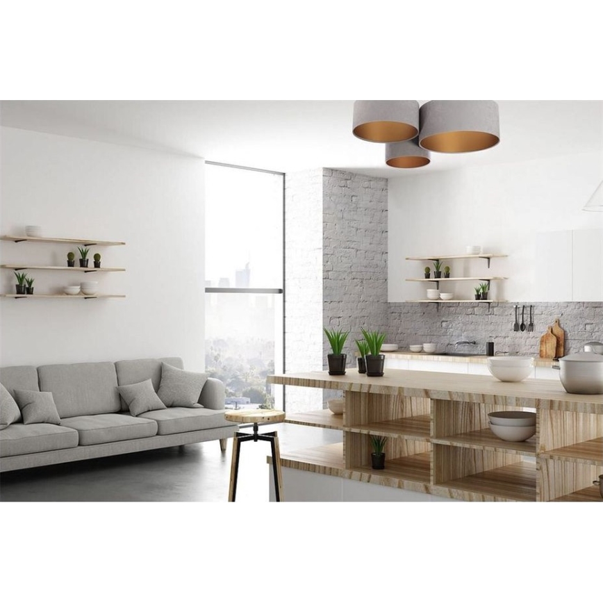 Luz de teto SPACE 3xE27/60W/230V