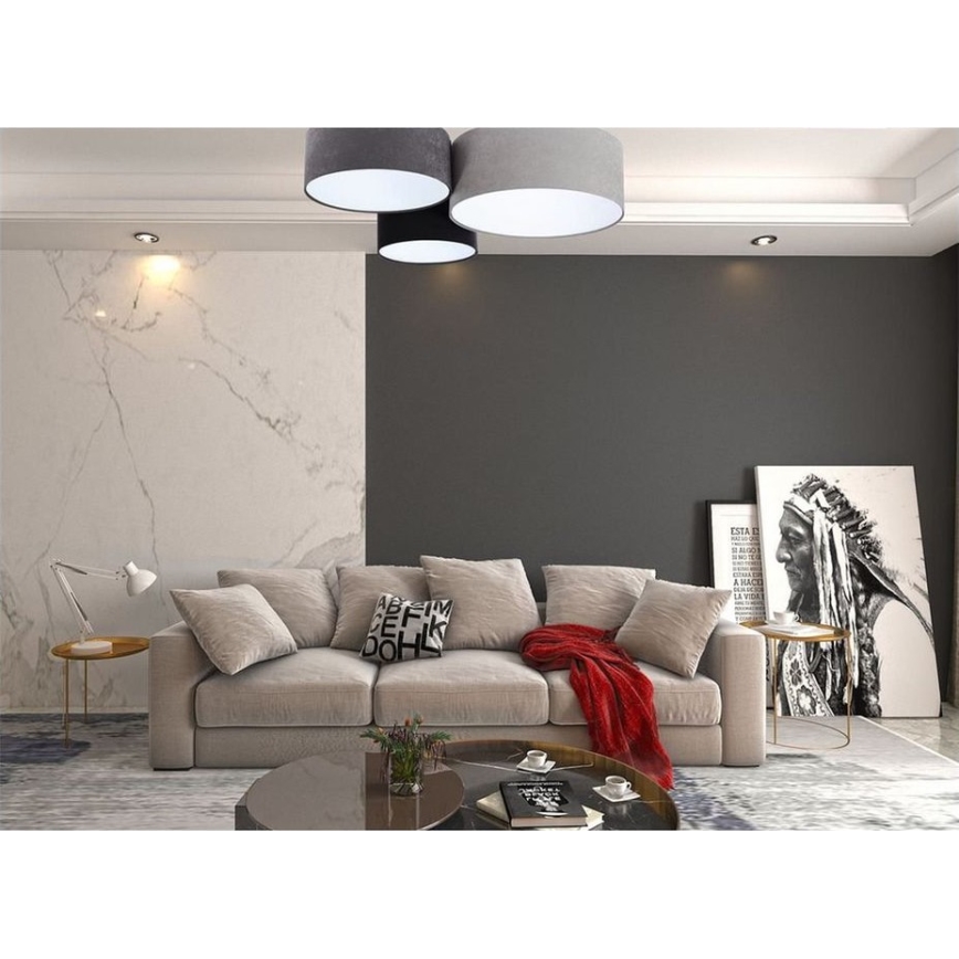 Luz de teto SPACE 3xE27/60W/230V