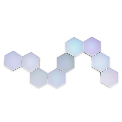 CONJUNTO 9x Luzes LED RGBW  decorativas de parede regulável MAYA LED/1W/230V + comando