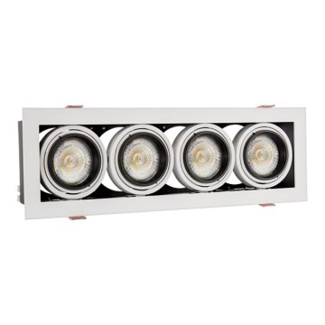 Luz embutida MODERN DAY MINI 4xGU10/10W/230V