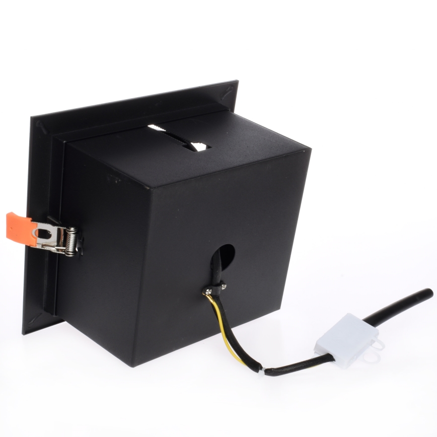 Luz embutida PLAZA AR111 1xGU10/12W/230V preto antigo