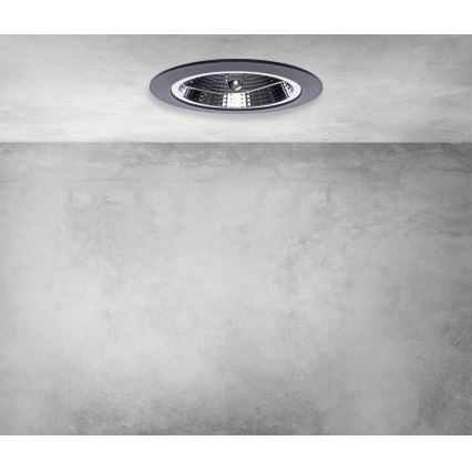 Luz embutida REDONDO 1xAR111 - GU10/25W/230V