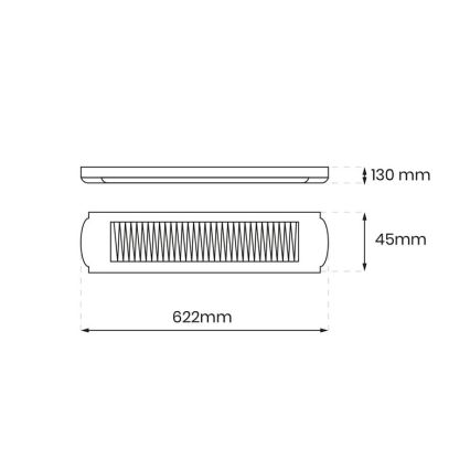 Luz florescente 1xG13/18W/230V