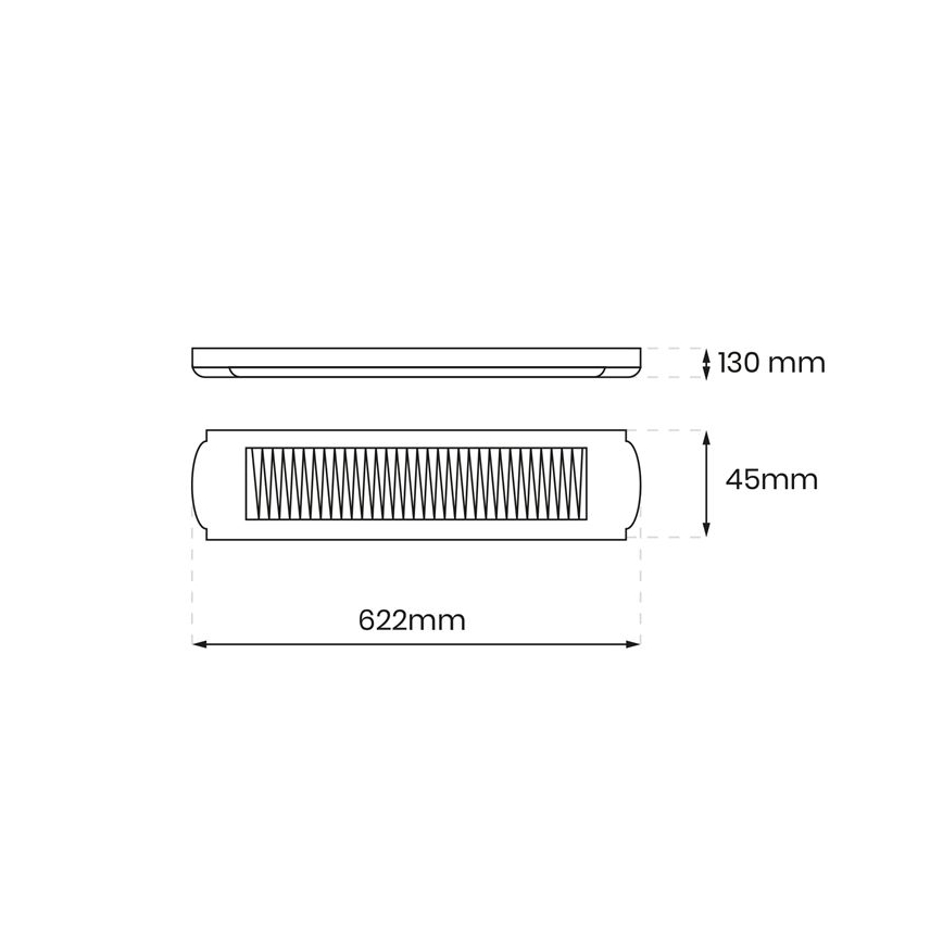 Luz florescente 1xG13/18W/230V