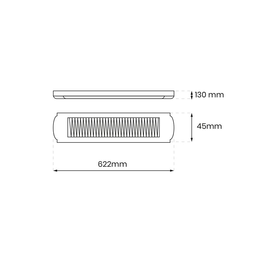 Luz florescente 2xG13/18W/230V