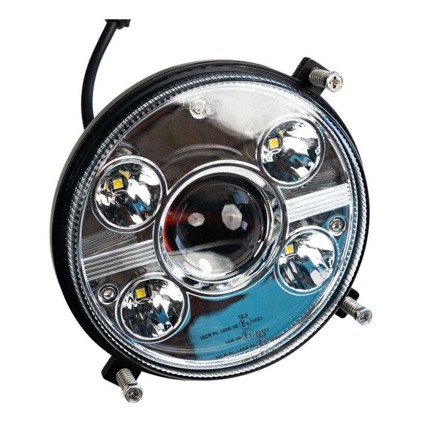 Luz frontal LED para trator LED/50W/10-30V IP69 5700K redondo