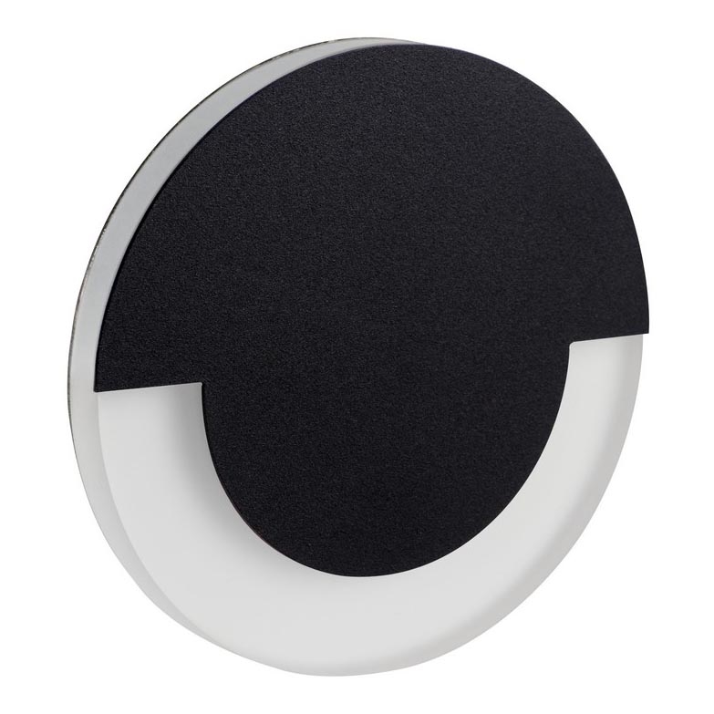 Luz LED de escada de parede SOLA LED/0,8W/12V 3000K caixa de montagem está incluída