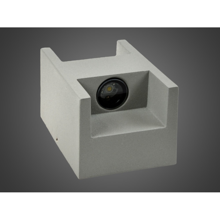 Luz LED de parede exterior CISSA 2xLED/2W/230V IP54