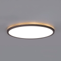 Luz LED para casa de banho com sensor de movimento e anoitecer NIVERA LED/18W/230V IP54 3000/4000/6000K diâmetro 30 cm preto + comando