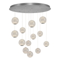 Luz LED pendente CREMONA 13xLED/5W/230V 3000K crom mate