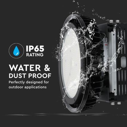 Luz LED regulável para trabalhos pesados High Bay LED/500W/230V 4000K IP65 preto