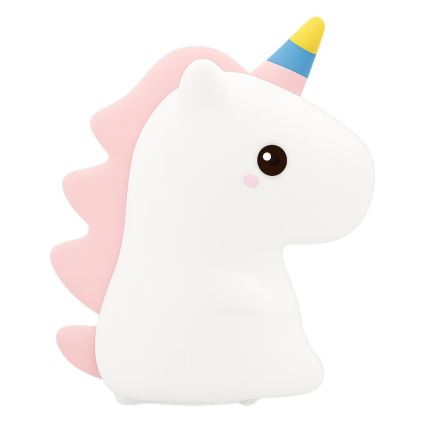 Luz noturna infantil tátil recarregável dimerizável LED RGBW UNICORN LED/1W/5V 1200 mAh