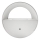 Luz noturna LED com sensor de anoitecer LED/0,5W/230V branco