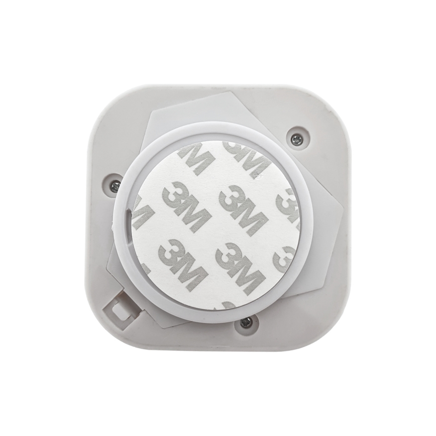 Luz noturna LED com sensor LED/0,5W/4,5V 3xAAA branca