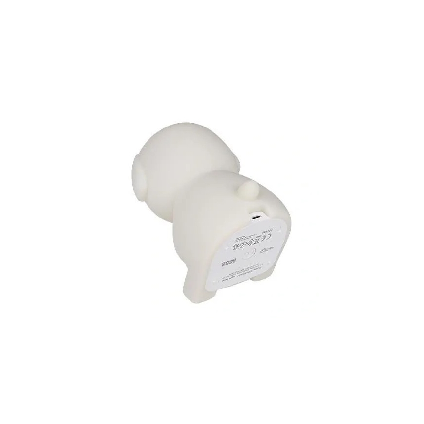 Luz noturna LED RGB regulável recarregável para crianças LED/2,5W/5V 3000K 1200 mAh cão