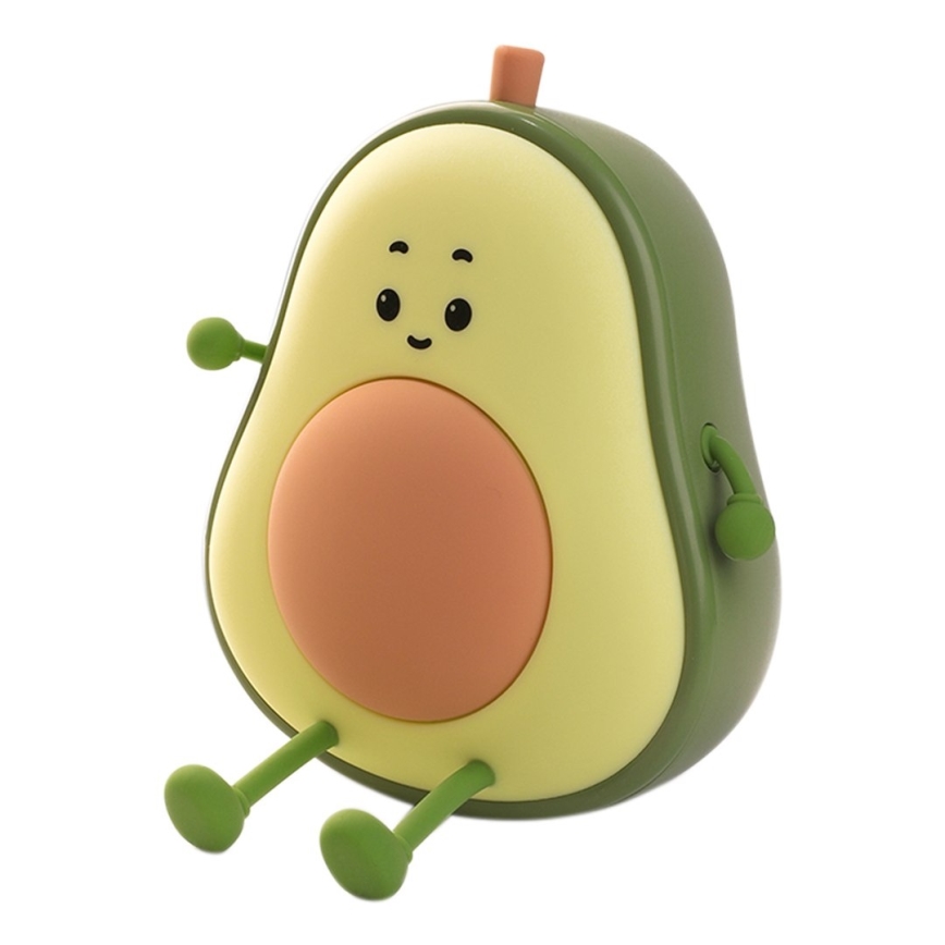 Luz noturna infantil tátil recarregável e regulável AVOCADO LED/1W/5V 1200 mAh