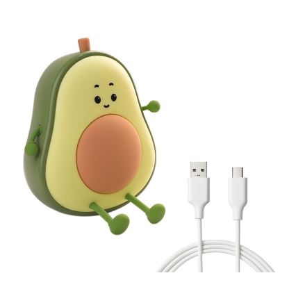 Luz noturna infantil tátil recarregável e regulável AVOCADO LED/1W/5V 1200 mAh