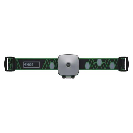 Luz para cabeça regulável LED/USB 110lm 7h 850mAh