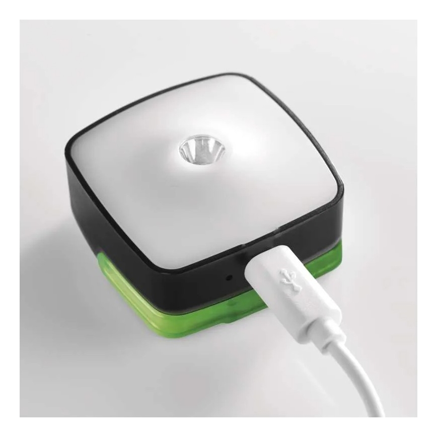 Luz para cabeça regulável LED/USB 110lm 7h 850mAh
