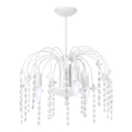 Luz pendente KROPELKA 3xE14/60W/230V branco