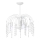 Luz pendente KROPELKA 3xE14/60W/230V branco