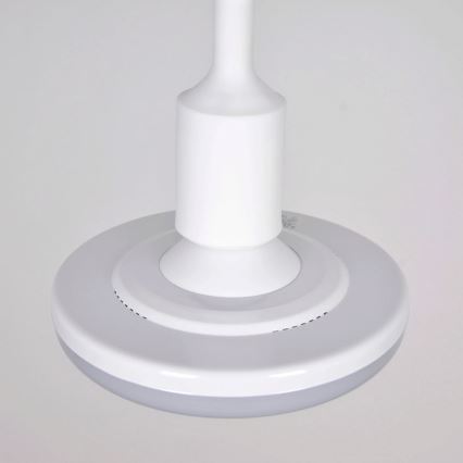 Luz pendente LED KIKI 1xE27/10W/230V branco