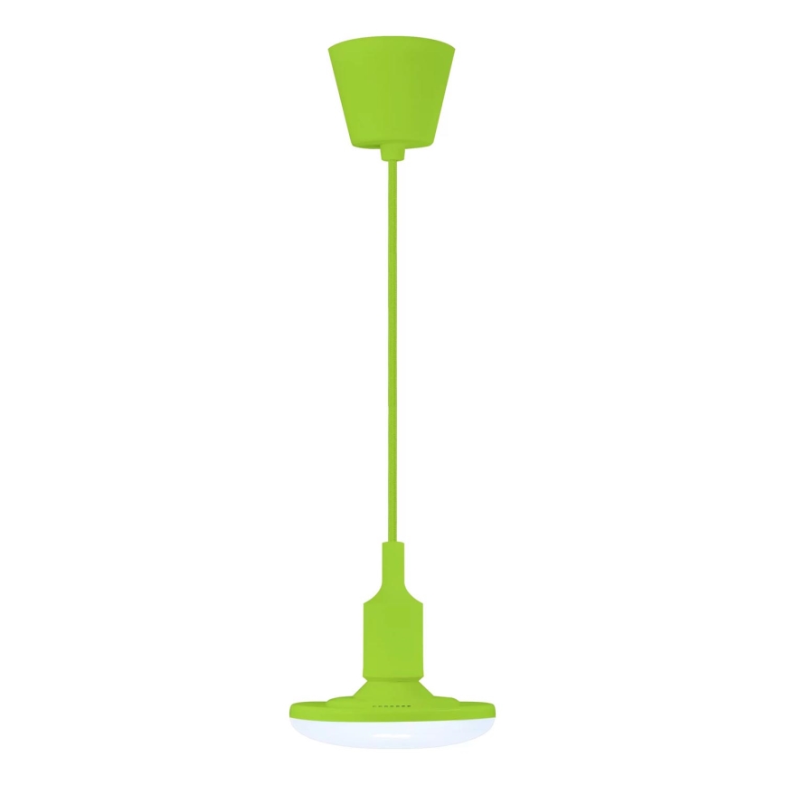 Luz pendente LED KIKI 1xE27/10W/230V verde