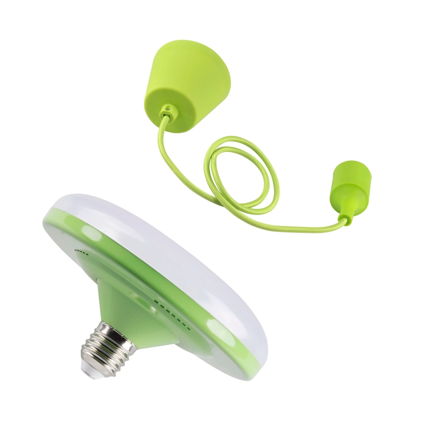 Luz pendente LED KIKI 1xE27/10W/230V verde