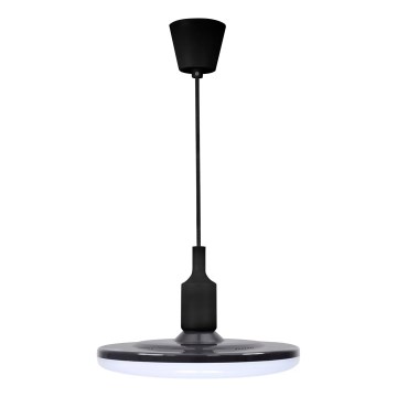 Luz pendente LED KIKI 1xE27/15W/230V preto antigo