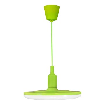 Luz pendente LED KIKI 1xE27/15W/230V verde