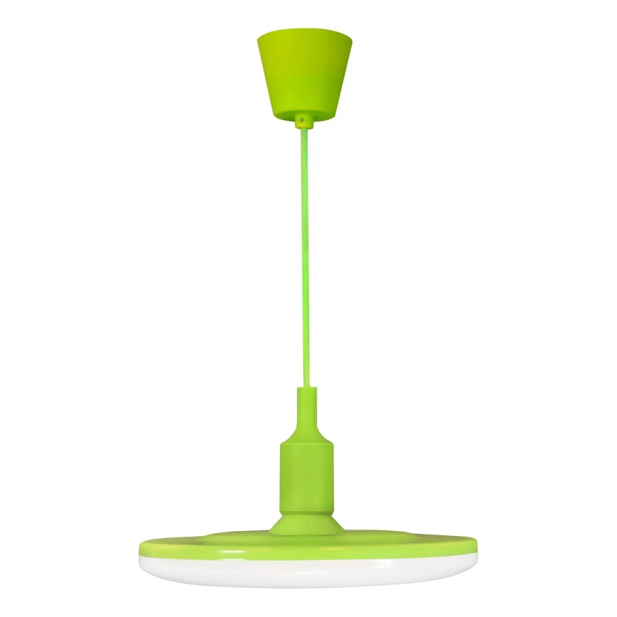 Luz pendente LED KIKI 1xE27/15W/230V verde