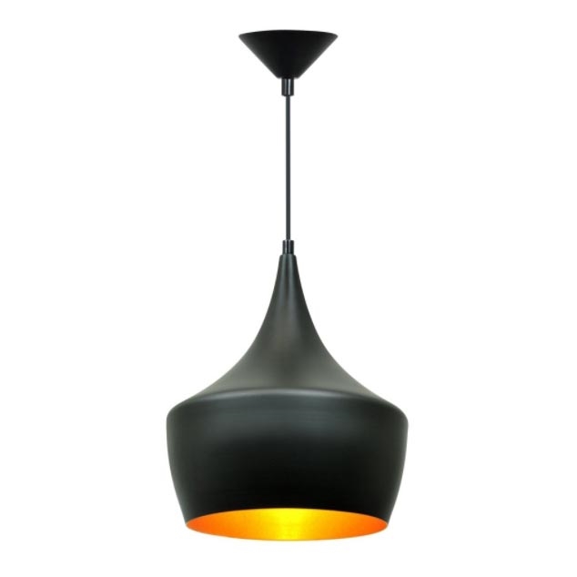 Luz pendente MODERN E27/60W preto antigo