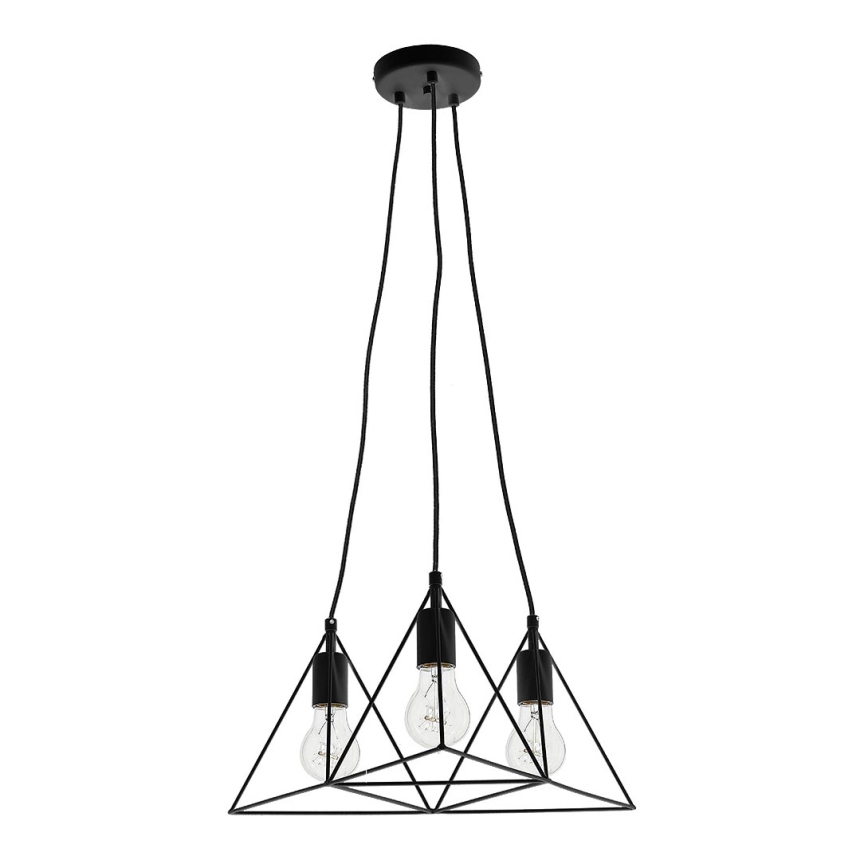 Luz pendente TREKANT 3xE27/60W