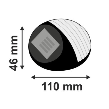 Luz Solar LED 2xLED/0,12W/1,2V 300 mAh 6500K IP44