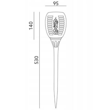 Luz solar LED para exterior SPARKLE LED/0,12W/1,2V IP44 300 mAh
