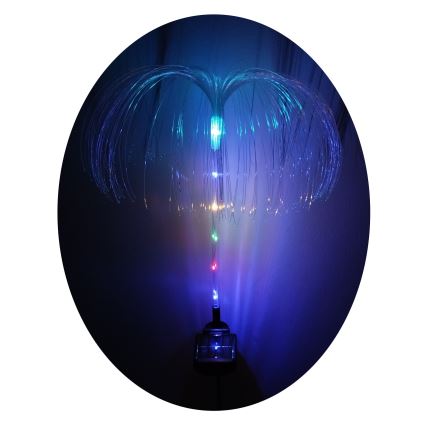 Luz solar LED RGB, LED/1,2 V, 300 mAh, IP44, preta