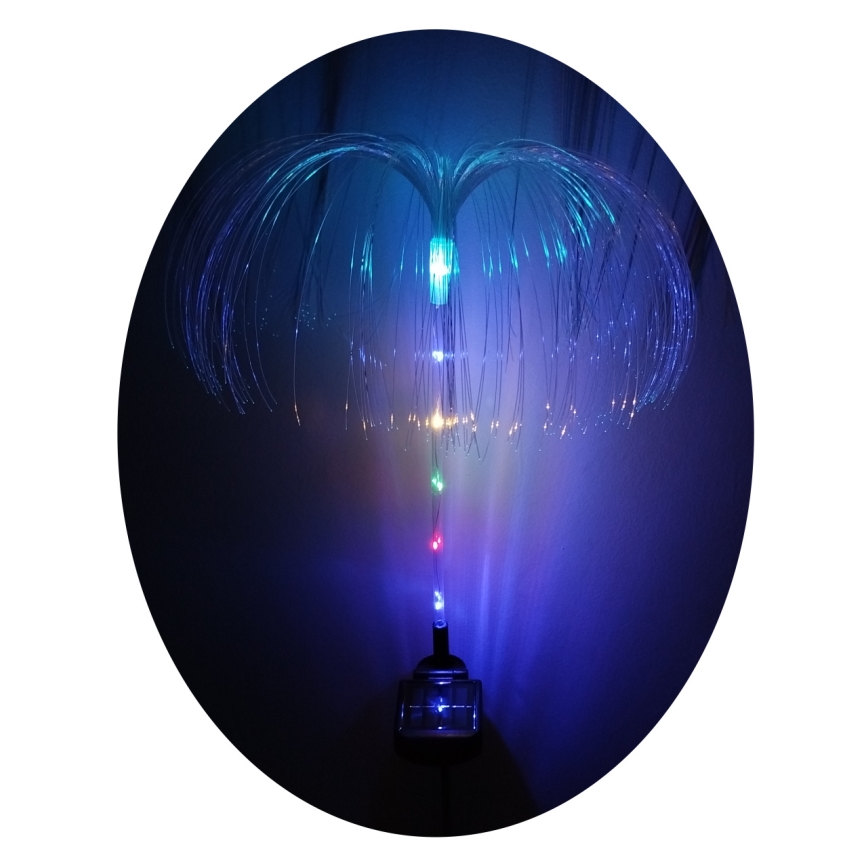 Luz solar LED RGB, LED/1,2 V, 300 mAh, IP44, preta
