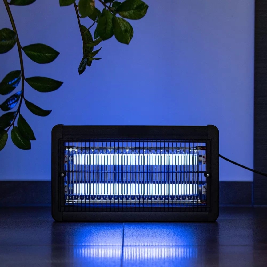 Máquina elétrica para matar insetos 2x10W/230V 100 m²